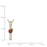 FPSUP03_RU Stack'em Up Ruby Fashion Pendant
