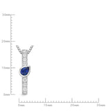 FPSUP03_SB Stack'em Up Sapphire Fashion Pendant