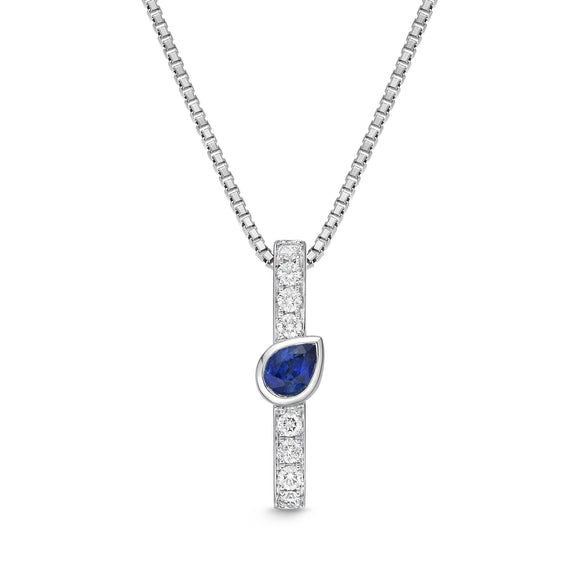FPSUP03_SB Stack'em Up Sapphire Fashion Pendant