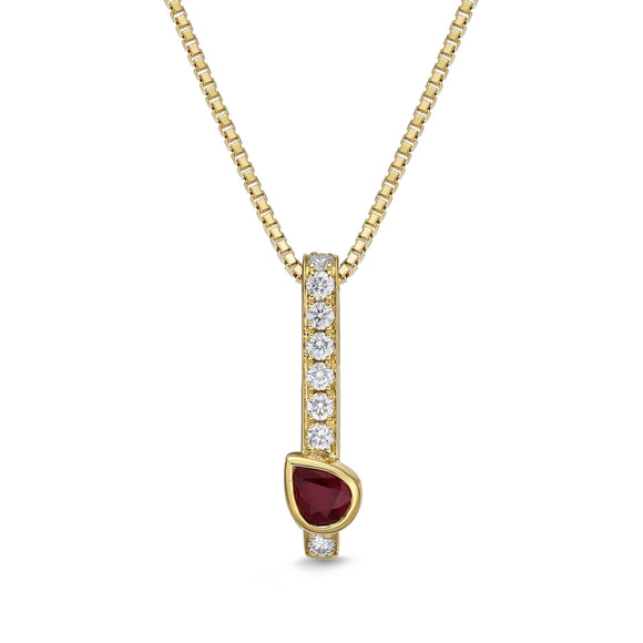 FPSUP04_RU Stack'em Up Ruby Fashion Pendant