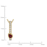 FPSUP04_RU Stack'em Up Ruby Fashion Pendant