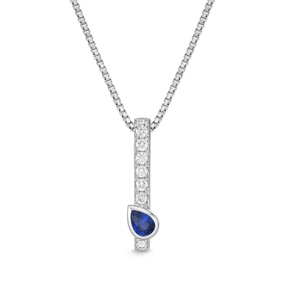 FPSUP04_SB Stack'em Up Sapphire Fashion Pendant