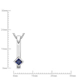 FPSUS02_SB Stack'em Up Sapphire Fashion Pendant