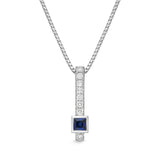 FPSUS04_SB Stack'em Up Sapphire Fashion Pendant