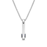 FPSUS04_SB Stack'em Up Sapphire Fashion Pendant