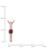 FPSUV03_RU Stack'em Up Ruby Fashion Pendant
