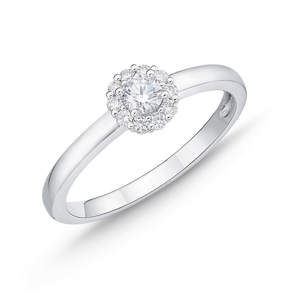 FRBM101_00 Blossom Diamond Illusion-setting Ring