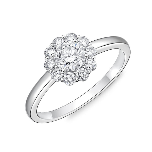 FRBM103_00 Blossom Diamond Illusion-setting Ring