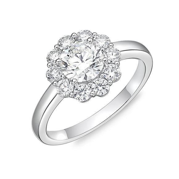 FRBM105_00 Blossom Diamond Illusion-setting Ring