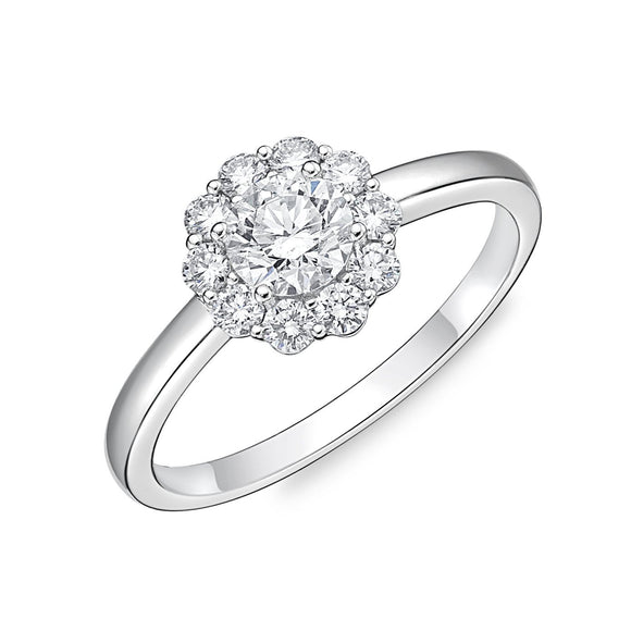 FRBM109_00 Blossom Diamond Illusion-setting Ring