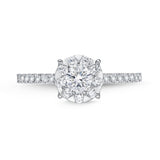FRBQ105_00 Diamond Bouquets Engagement Ring