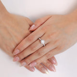 FRBQ105_00 Diamond Bouquets Engagement Ring