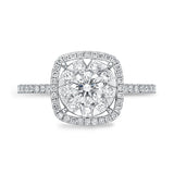 FRBQ118_00 Diamond Bouquets Engagement Ring