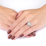 FRBQ118_00 Diamond Bouquets Engagement Ring