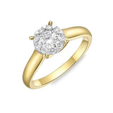 FRBQ144_00 Diamond Bouquets Engagement Ring