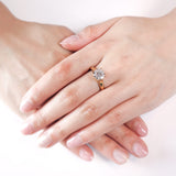 FRBQ144_00 Diamond Bouquets Engagement Ring