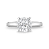 FRBQ145_00 Diamond Bouquets Engagement Ring