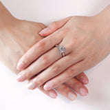 FRBQ145_00 Diamond Bouquets Engagement Ring