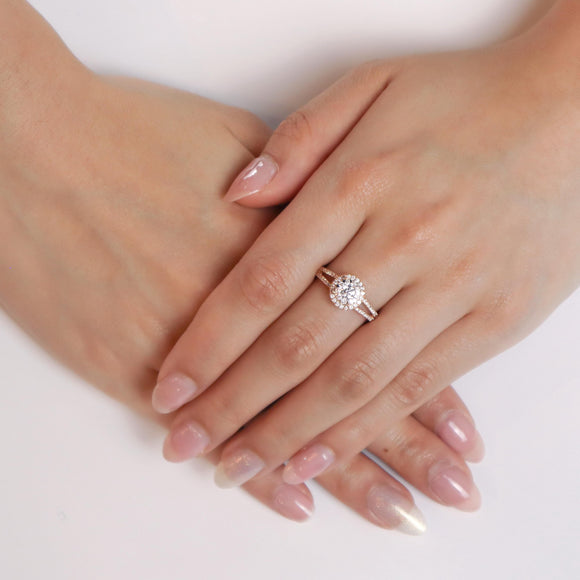 FRBQ152_00 Diamond Bouquets Engagement Ring