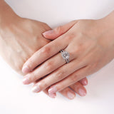 FRBQ153_00 Diamond Bouquets Engagement Ring