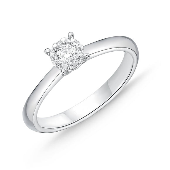 FRBQ155_00 Diamond Bouquets Engagement Ring