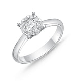 FRBQ156_00 Diamond Bouquets Engagement Ring