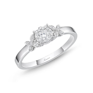 FRBQ172_00 Diamond Bouquets Engagement Ring