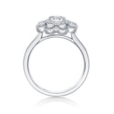 FRBQ173_00 Diamond Bouquets Fashion Ring