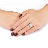FRBQ173_00 Diamond Bouquets Fashion Ring