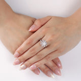 FRBQ173_00 Diamond Bouquets Fashion Ring