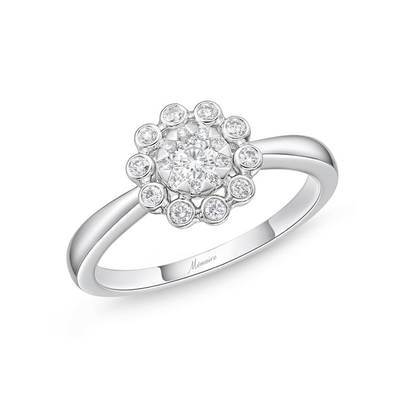 FRBQ174_00 Diamond Bouquets Fashion Ring