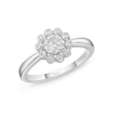 FRBQ174_00 Diamond Bouquets Fashion Ring