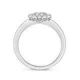 FRBQ174_00 Diamond Bouquets Fashion Ring