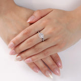 FRBQ174_00 Diamond Bouquets Fashion Ring