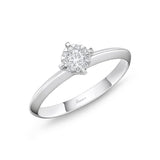 FRBQ176_00 Diamond Bouquets Engagement Ring
