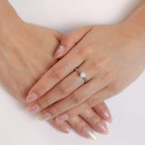 FRBQ176_00 Diamond Bouquets Engagement Ring