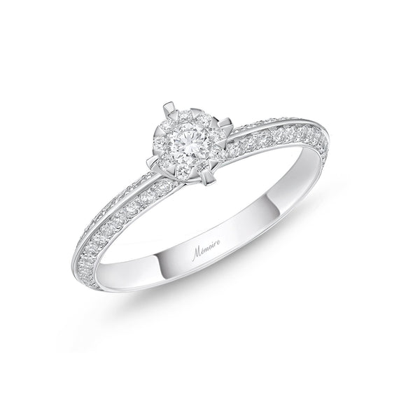 FRBQ177_00 Diamond Bouquets Engagement Ring