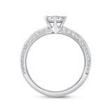 FRBQ177_00 Diamond Bouquets Engagement Ring