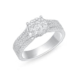 FRBQ178_00 Diamond Bouquets Engagement Ring