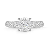FRBQ180_00 Diamond Bouquets Engagement Ring