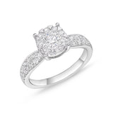 FRBQ181_00 Diamond Bouquets Engagement Ring
