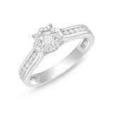 FRBQ184_00 Diamond Bouquets Engagement Ring
