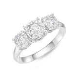 FRBQ185_00 Diamond Bouquets Engagement Ring