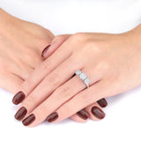 FRBQ185_00 Diamond Bouquets Engagement Ring
