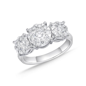 FRBQ186_00 Diamond Bouquets Engagement Ring