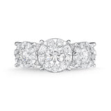 FRBQ186_00 Diamond Bouquets Engagement Ring