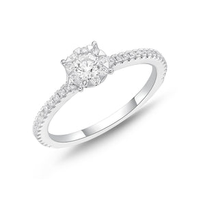 FRBQ188_00 Diamond Bouquets Engagement Ring