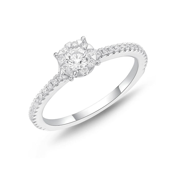 FRBQ188_00 Diamond Bouquets Engagement Ring