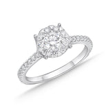 FRBQ189_00 Diamond Bouquets Engagement Ring