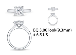 FRBQ192_00 Diamond Bouquets Engagement Ring
